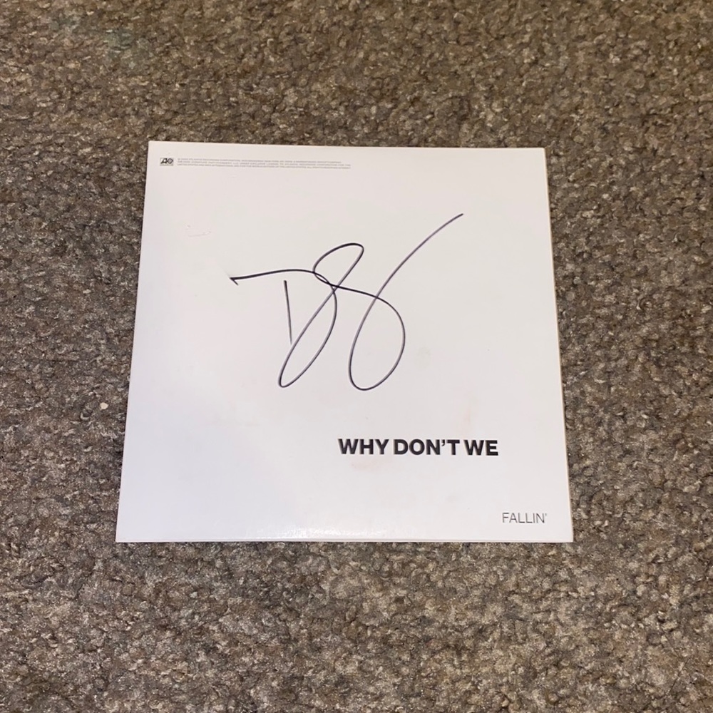 Signed Daniel Seavey fallin cd